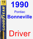 Driver Wiper Blade for 1990 Pontiac Bonneville - Premium