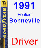 Driver Wiper Blade for 1991 Pontiac Bonneville - Premium