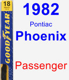 Passenger Wiper Blade for 1982 Pontiac Phoenix - Premium