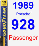 Passenger Wiper Blade for 1989 Porsche 928 - Premium