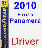 Driver Wiper Blade for 2010 Porsche Panamera - Premium