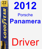 Driver Wiper Blade for 2012 Porsche Panamera - Premium