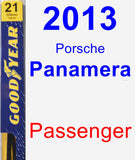 Passenger Wiper Blade for 2013 Porsche Panamera - Premium