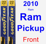 Front Wiper Blade Pack for 2010 Ram Ram Pickup - Premium