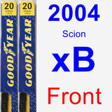 Front Wiper Blade Pack for 2004 Scion xB - Premium