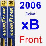 Front Wiper Blade Pack for 2006 Scion xB - Premium