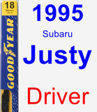 Driver Wiper Blade for 1995 Subaru Justy - Premium