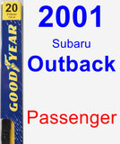 Passenger Wiper Blade for 2001 Subaru Outback - Premium