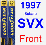 Front Wiper Blade Pack for 1997 Subaru SVX - Premium