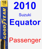 Passenger Wiper Blade for 2010 Suzuki Equator - Premium