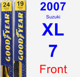 Front Wiper Blade Pack for 2007 Suzuki XL-7 - Premium