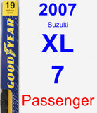 Passenger Wiper Blade for 2007 Suzuki XL-7 - Premium