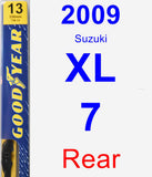 Rear Wiper Blade for 2009 Suzuki XL-7 - Premium