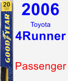 Passenger Wiper Blade for 2006 Toyota 4Runner - Premium