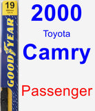 Passenger Wiper Blade for 2000 Toyota Camry - Premium