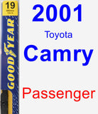 Passenger Wiper Blade for 2001 Toyota Camry - Premium