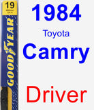 Driver Wiper Blade for 1984 Toyota Camry - Premium