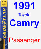 Passenger Wiper Blade for 1991 Toyota Camry - Premium