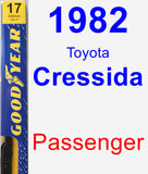 Passenger Wiper Blade for 1982 Toyota Cressida - Premium