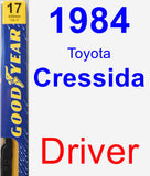 Driver Wiper Blade for 1984 Toyota Cressida - Premium