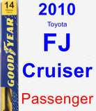 Passenger Wiper Blade for 2010 Toyota FJ Cruiser - Premium