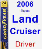 Driver Wiper Blade for 2006 Toyota Land Cruiser - Premium