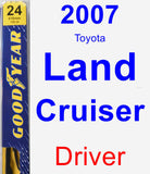 Driver Wiper Blade for 2007 Toyota Land Cruiser - Premium