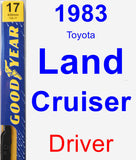 Driver Wiper Blade for 1983 Toyota Land Cruiser - Premium