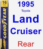 Rear Wiper Blade for 1995 Toyota Land Cruiser - Premium