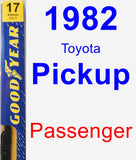 Passenger Wiper Blade for 1982 Toyota Pickup - Premium