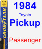 Passenger Wiper Blade for 1984 Toyota Pickup - Premium