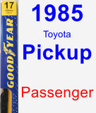 Passenger Wiper Blade for 1985 Toyota Pickup - Premium