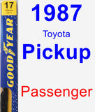 Passenger Wiper Blade for 1987 Toyota Pickup - Premium