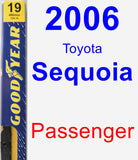 Passenger Wiper Blade for 2006 Toyota Sequoia - Premium