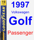 Passenger Wiper Blade for 1997 Volkswagen Golf - Premium