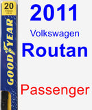 Passenger Wiper Blade for 2011 Volkswagen Routan - Premium