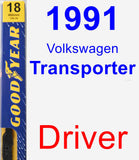 Driver Wiper Blade for 1991 Volkswagen Transporter - Premium