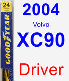 Driver Wiper Blade for 2004 Volvo XC90 - Premium