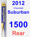Rear Wiper Blade for 2012 Chevrolet Suburban 1500 - Rear