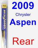 Rear Wiper Blade for 2009 Chrysler Aspen - Rear