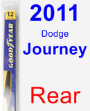 Rear Wiper Blade for 2011 Dodge Journey - Rear
