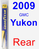 Rear Wiper Blade for 2009 GMC Yukon - Rear