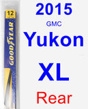 Rear Wiper Blade for 2015 GMC Yukon XL - Rear