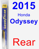 Rear Wiper Blade for 2015 Honda Odyssey - Rear