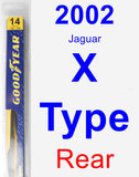 Rear Wiper Blade for 2002 Jaguar X-Type - Rear