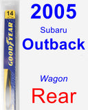 Rear Wiper Blade for 2005 Subaru Outback - Rear