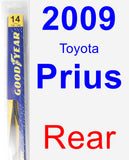 Rear Wiper Blade for 2009 Toyota Prius - Rear