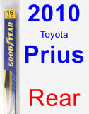 Rear Wiper Blade for 2010 Toyota Prius - Rear