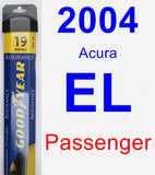 Passenger Wiper Blade for 2004 Acura EL - Assurance