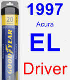 Driver Wiper Blade for 1997 Acura EL - Assurance